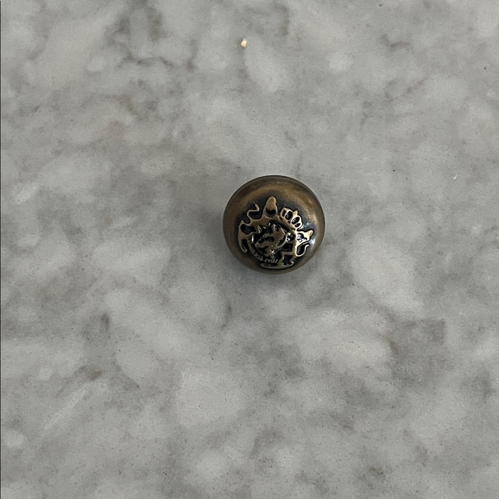 Vintage Brass Small Sleeve Button spare